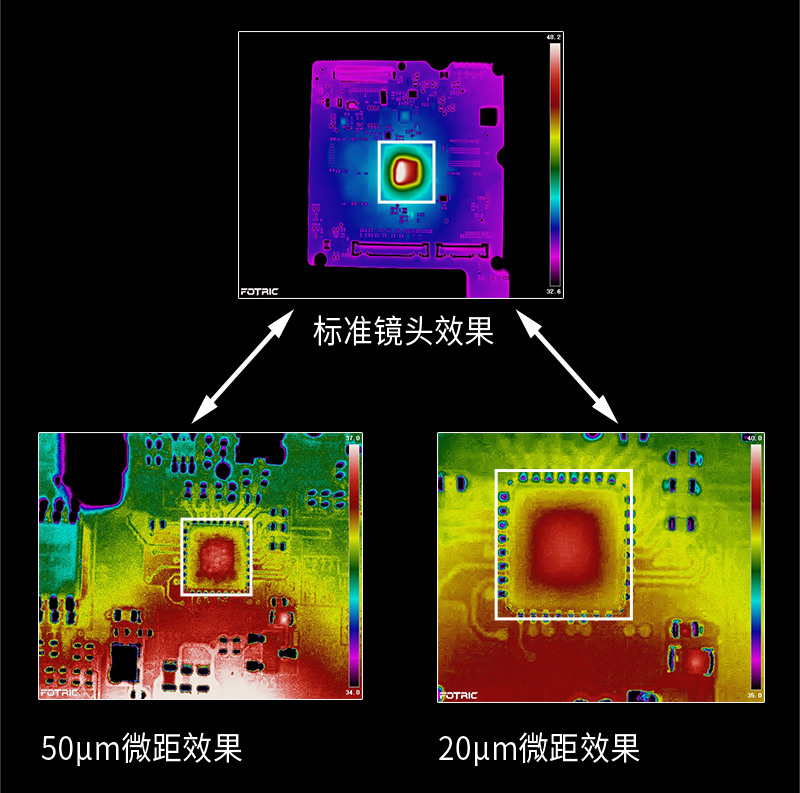 FOTRIC微距热像仪成像效果